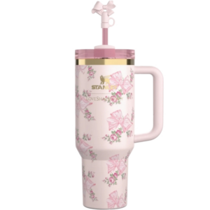 Stanley 1913 x LoveShackFancy Rosa Beaux Pink H2.0 FlowState™ Tumbler | 40 OZ