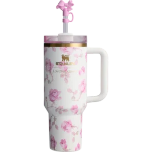 Stanley 1913 x LoveShackFancy Ribbon Rosa H2.0 FlowState™ Tumbler | 40 OZ