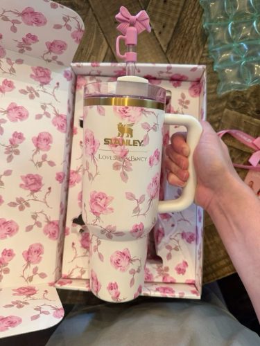 Stanley 1913 x LoveShackFancy Ribbon Rosa H2.0 FlowState™ Tumbler | 40 OZ photo review